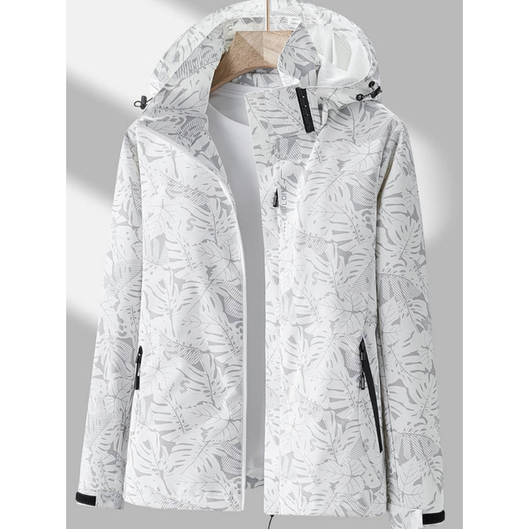 Women's Waterproof Windbreaker | Hooded Rain Jacket