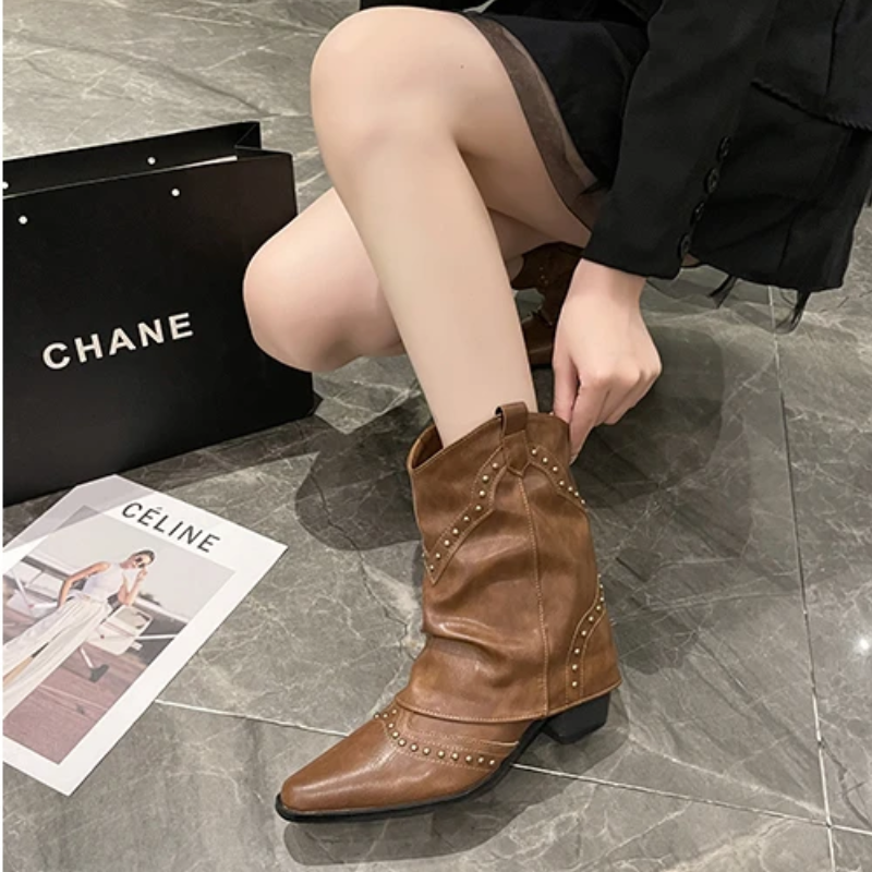 Winnifred | Low Heel Ankle Boots