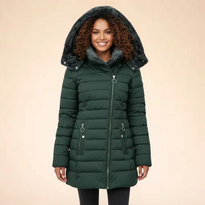 Women's Hooded Puffer Jacket | Quilted Winter Coat