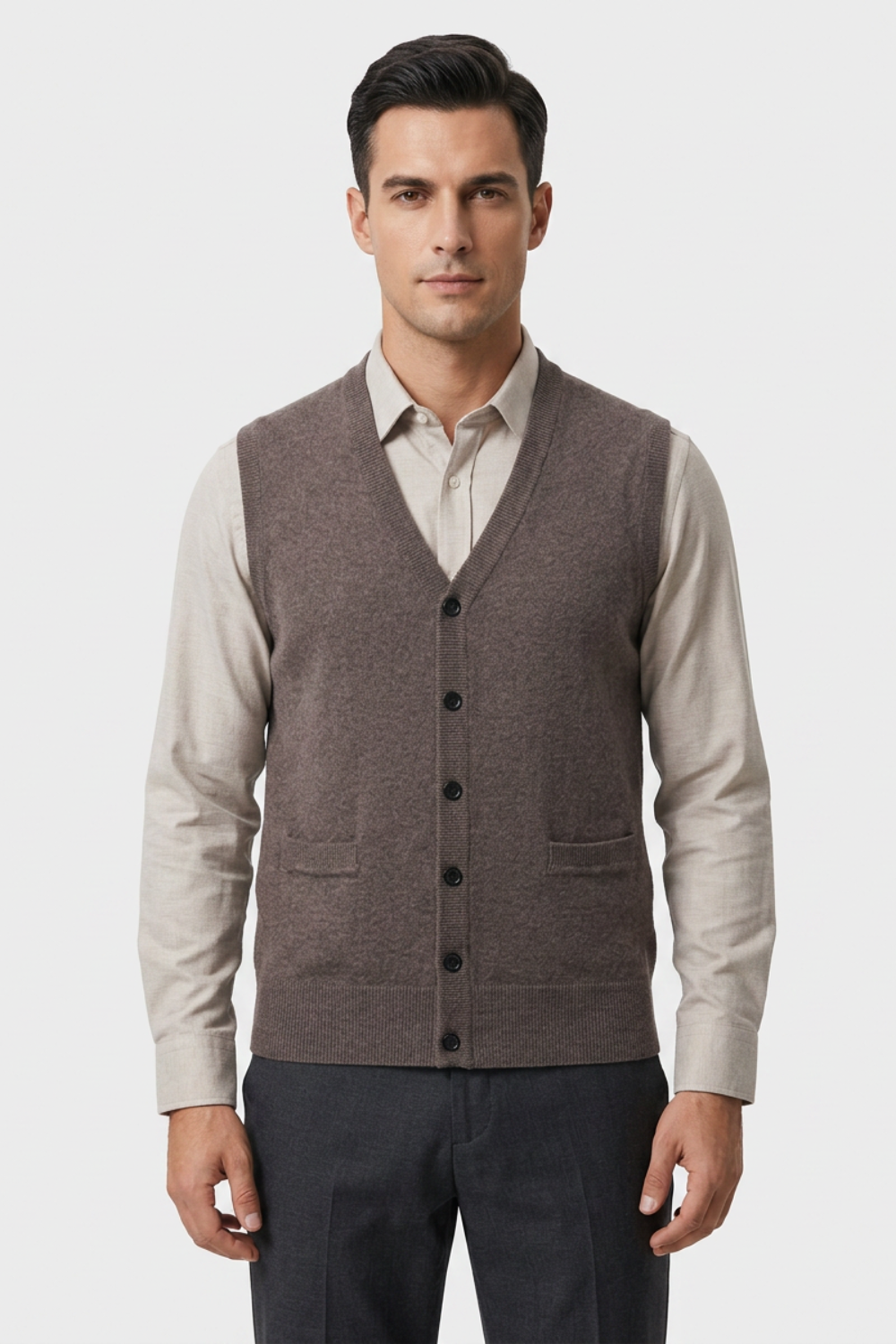 Men's Classic Button Waistcoat | Tailored Formal Vest