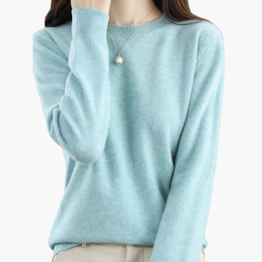 Persephone | Chunky Knit Round Neckline Sweater