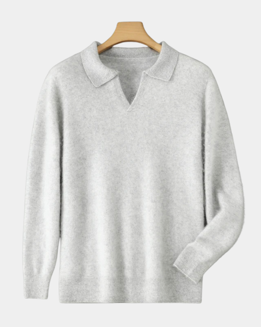 Harrison Slim-Fit Cashmere Polo Sweater