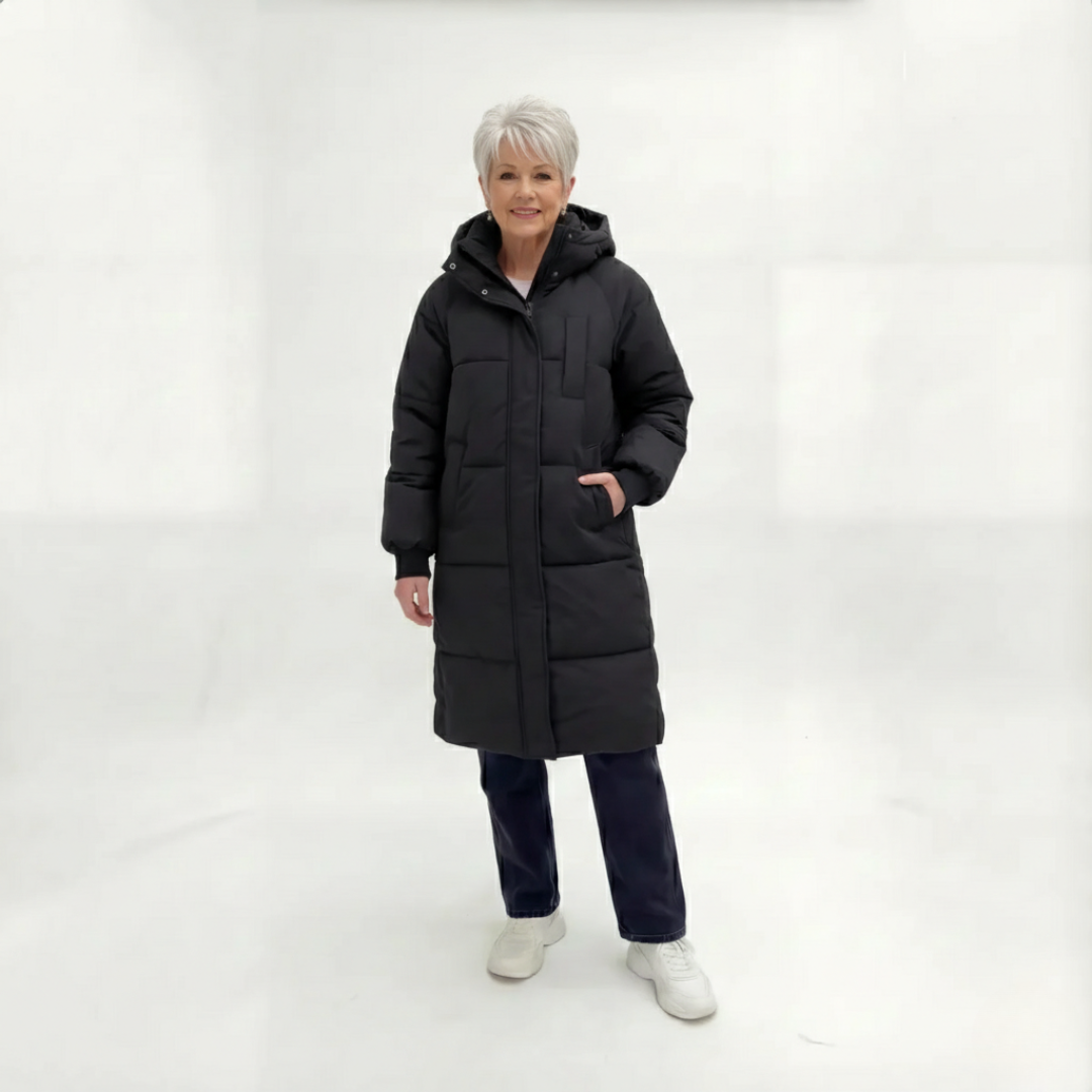 Rozalia | Long Hooded Puffer Jacket