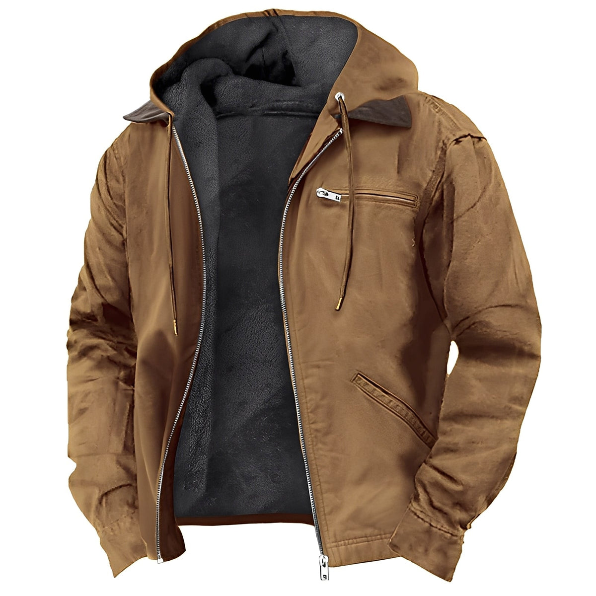 Wallace - Sturdy and warm hooded coat