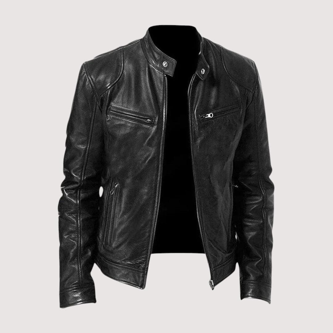ELEGANT LEATHER JACKET FOR MEN