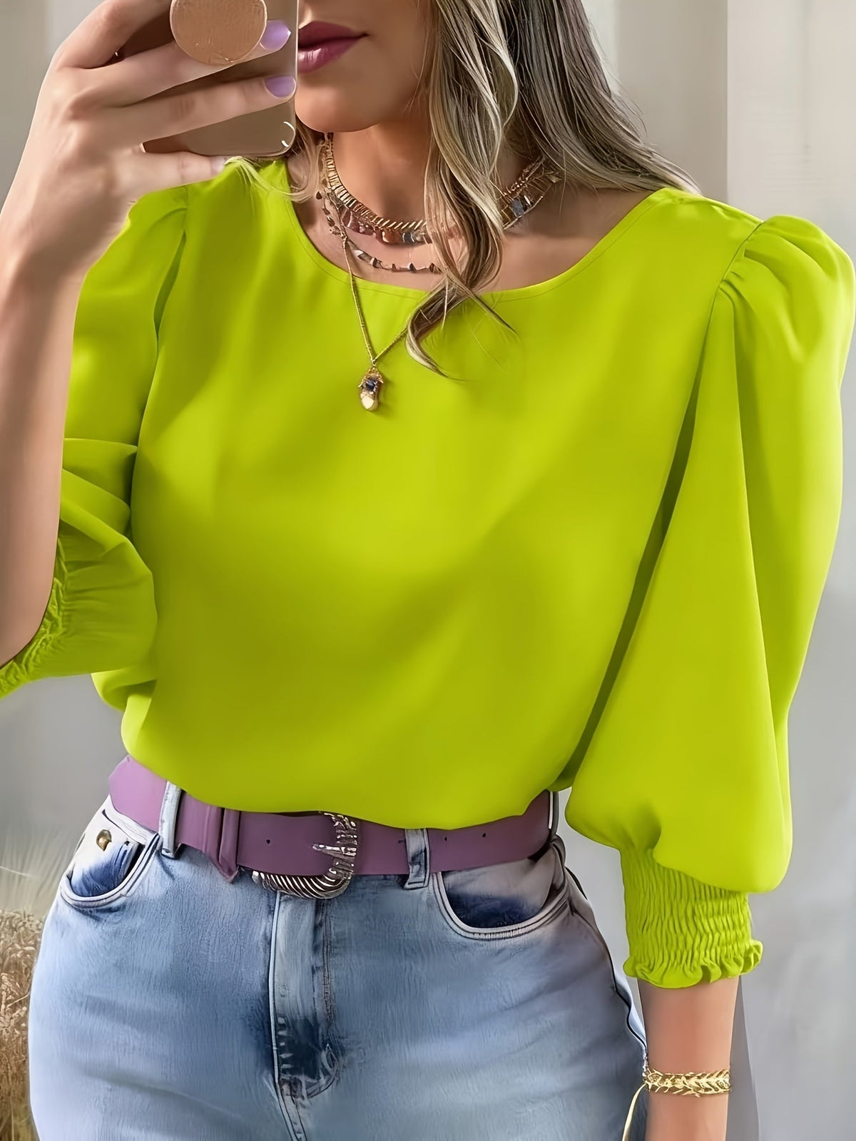 Ellen | Puff Sleeve Blouse