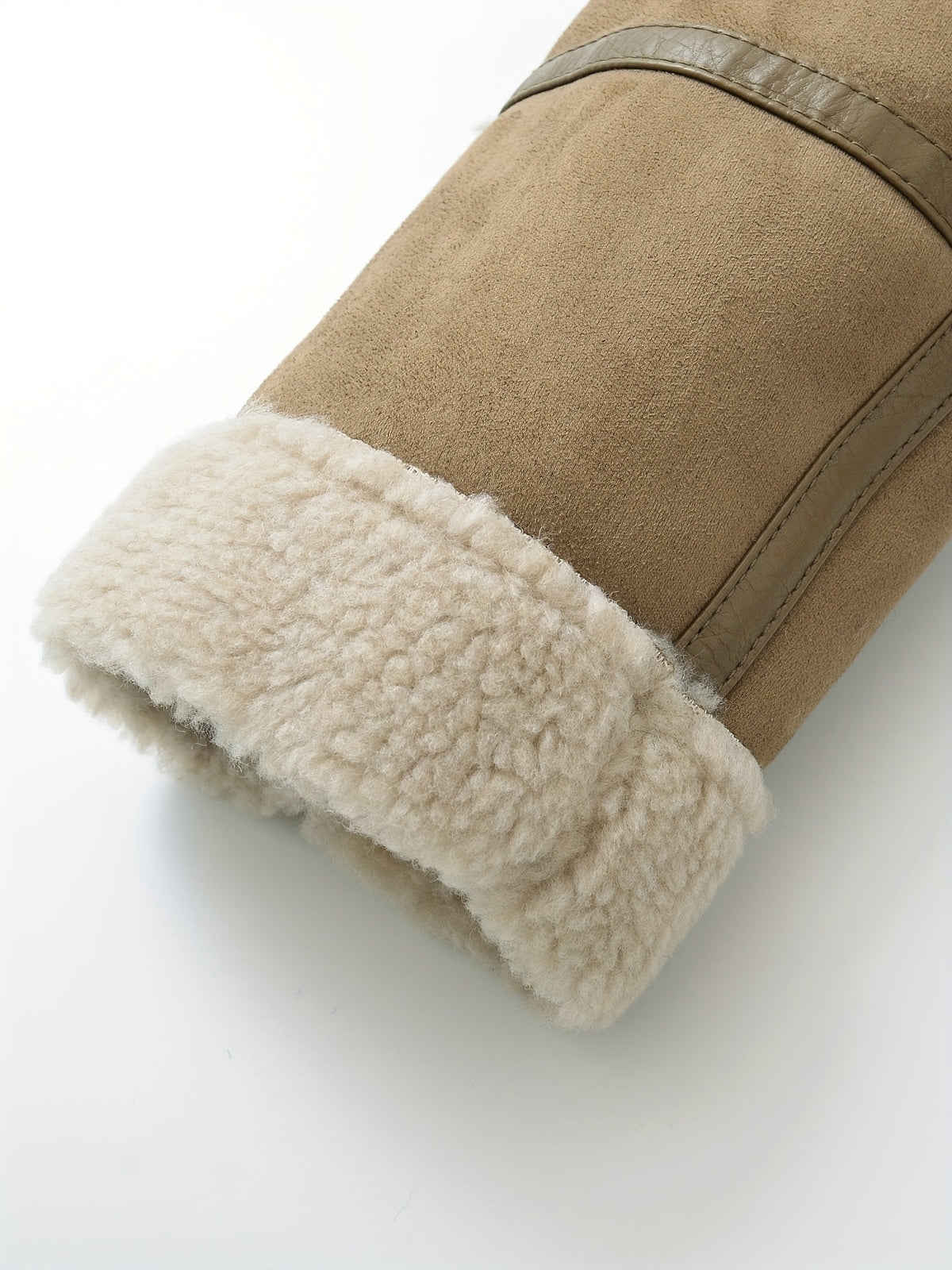 Clara | Aviator Belted Winter Shearling Jacket