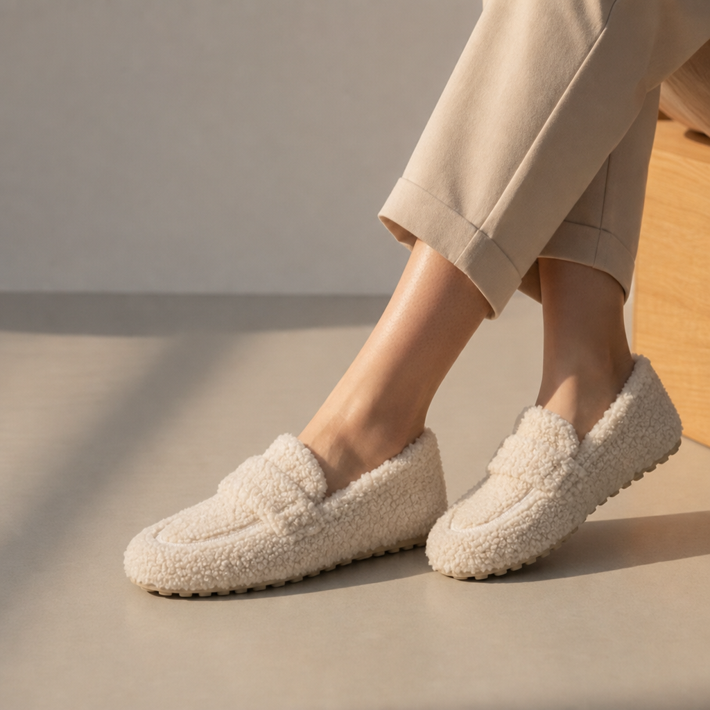 Merano Sherpa Fleece Loafers