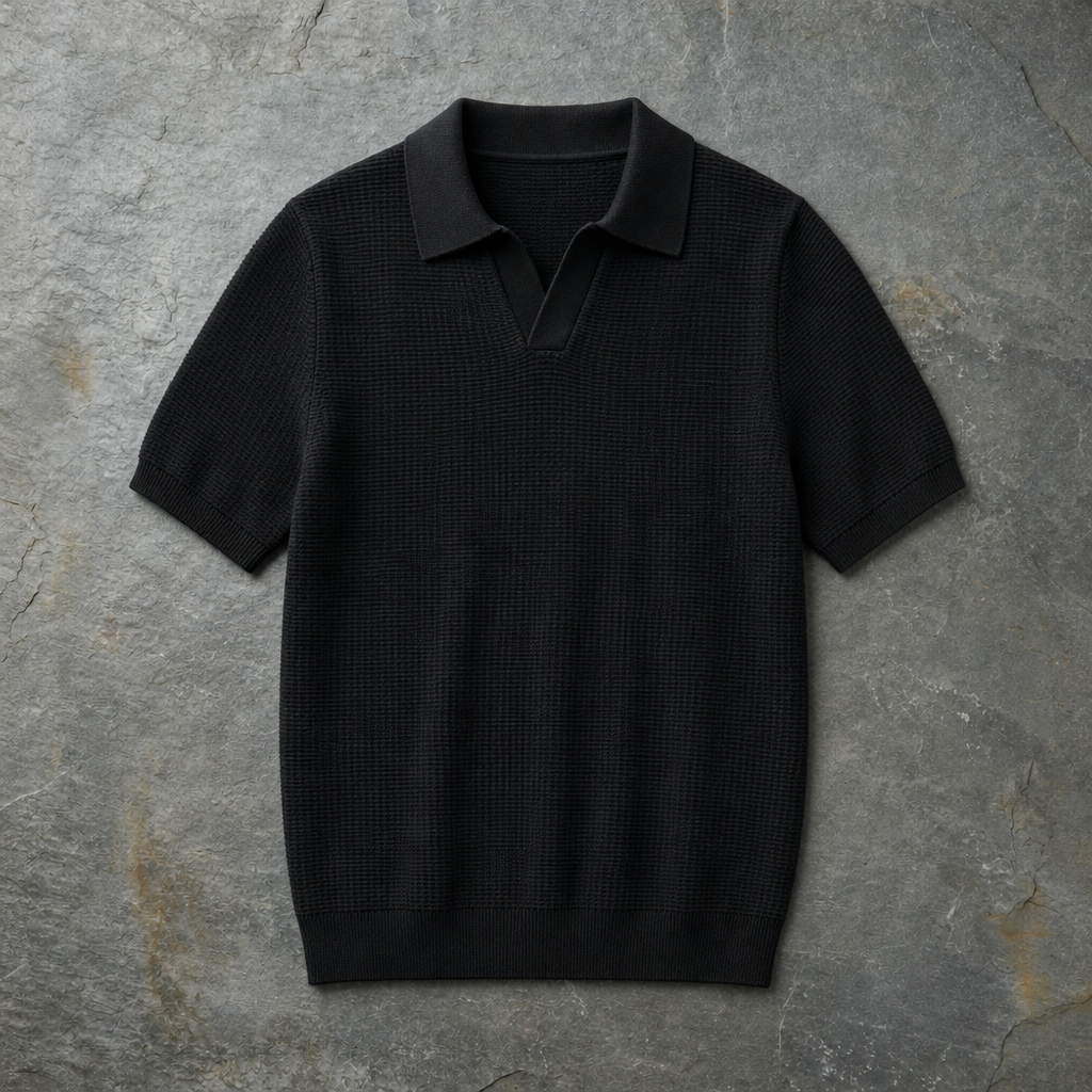 Formentera Textured Knit Polo