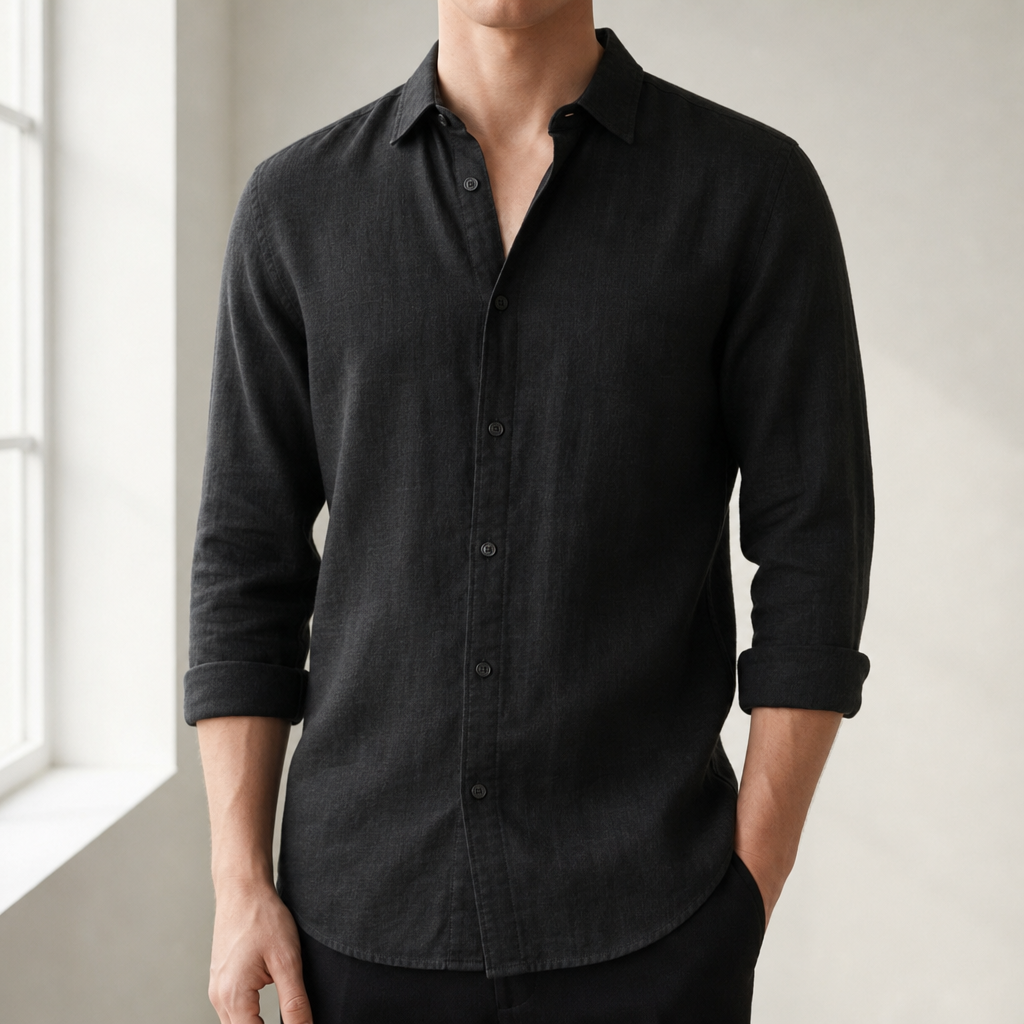 Dubrovnik Linen Button-Up Shirt