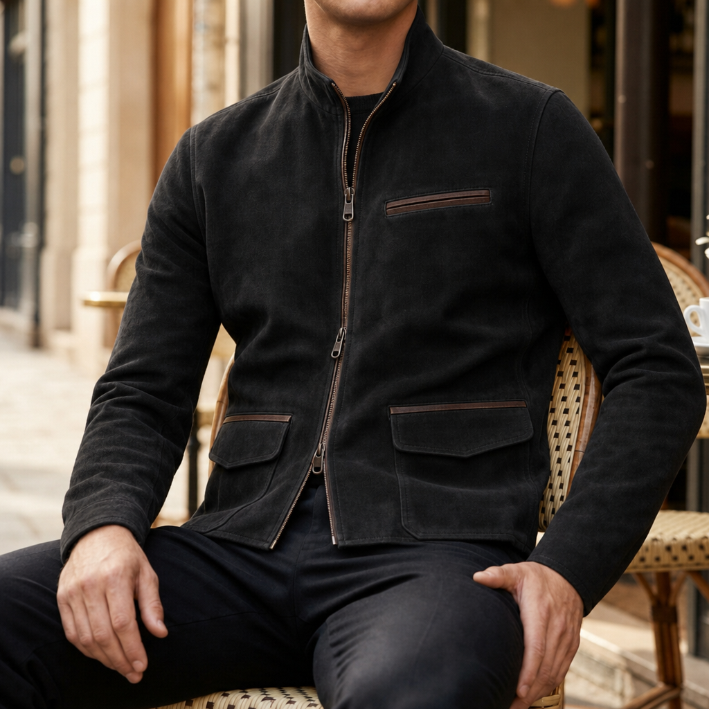 Frigiliana Suede Field Jacket