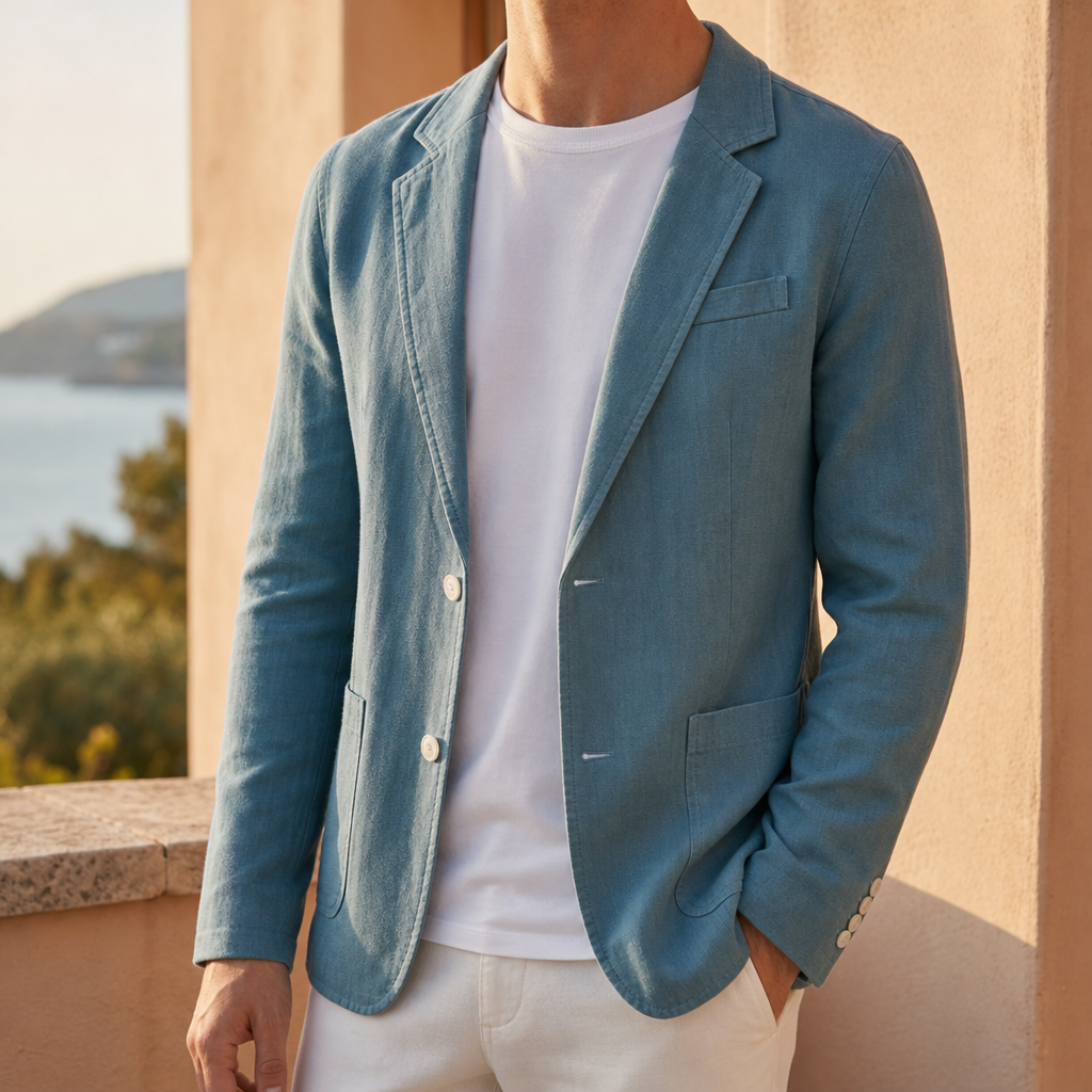 Calpe Relaxed Linen Blazer