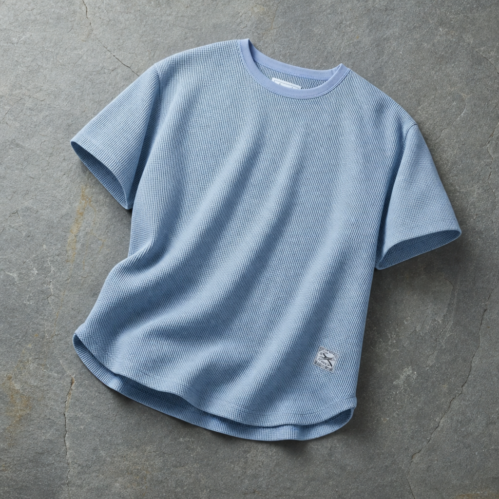 Granada Waffle Knit Drop Tee