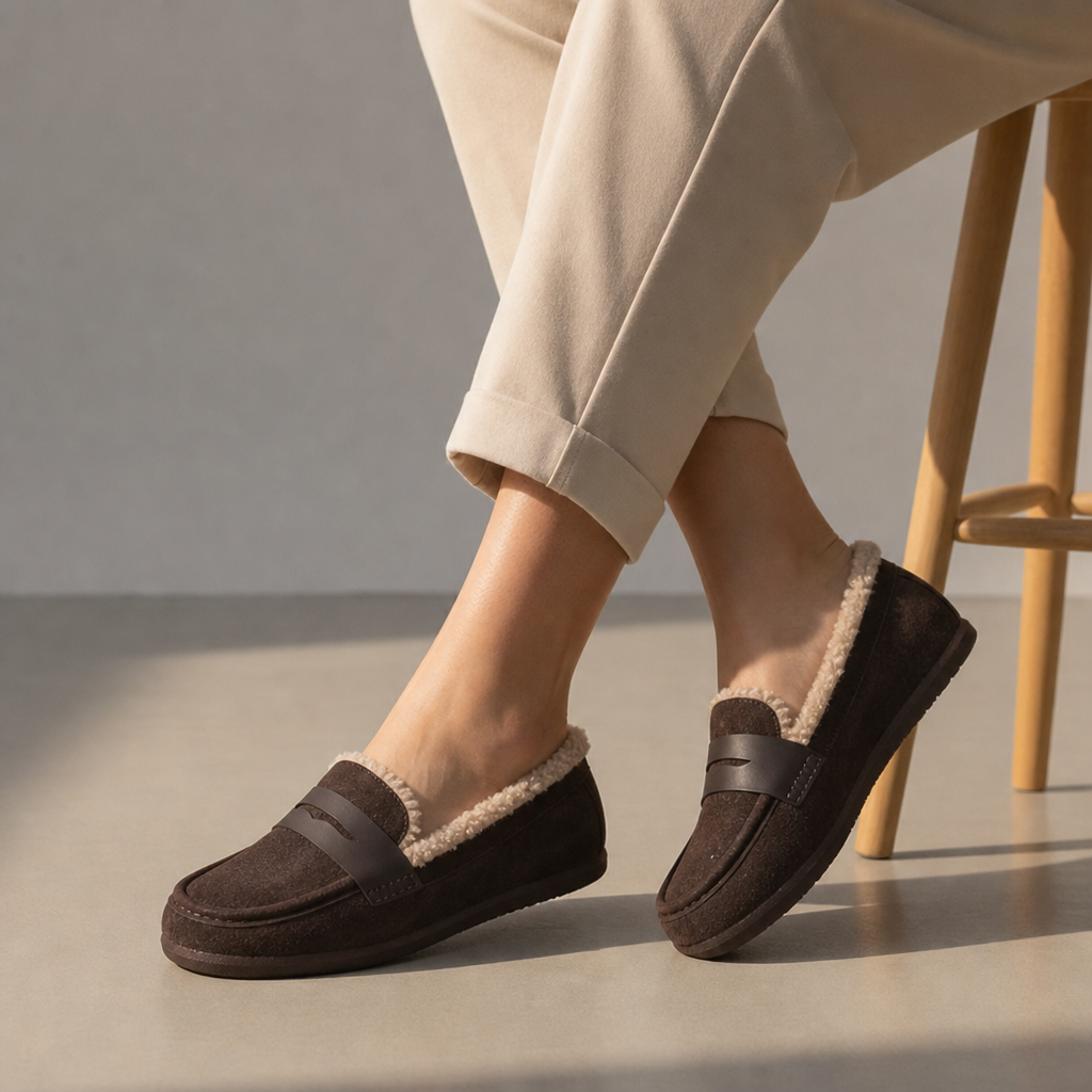 Comino Fur Lined Loafers