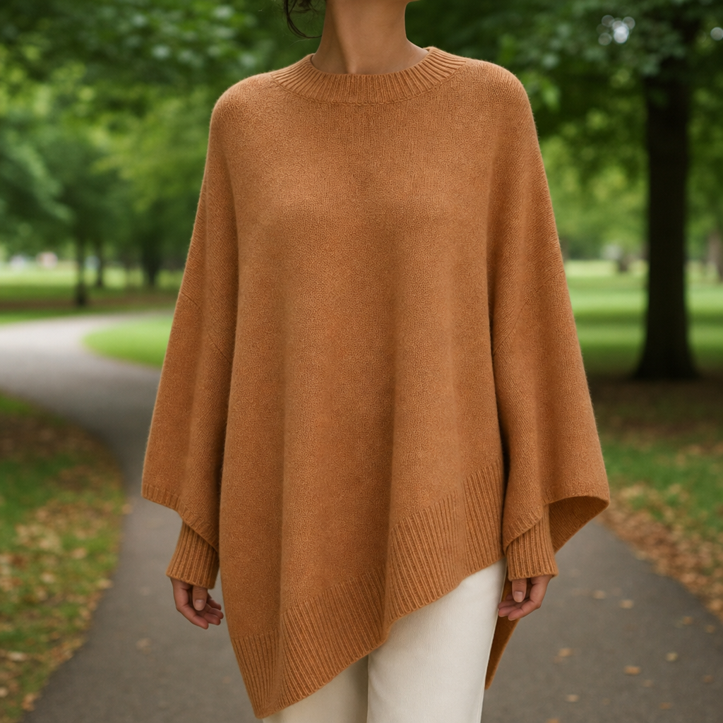 Aix Oversized Poncho Sweater