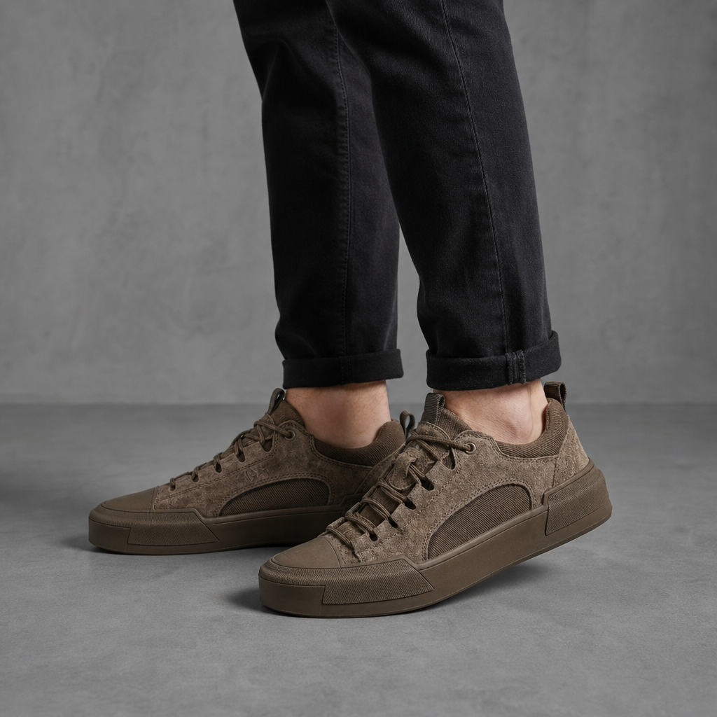 Nafplio Suede Canvas Sneakers