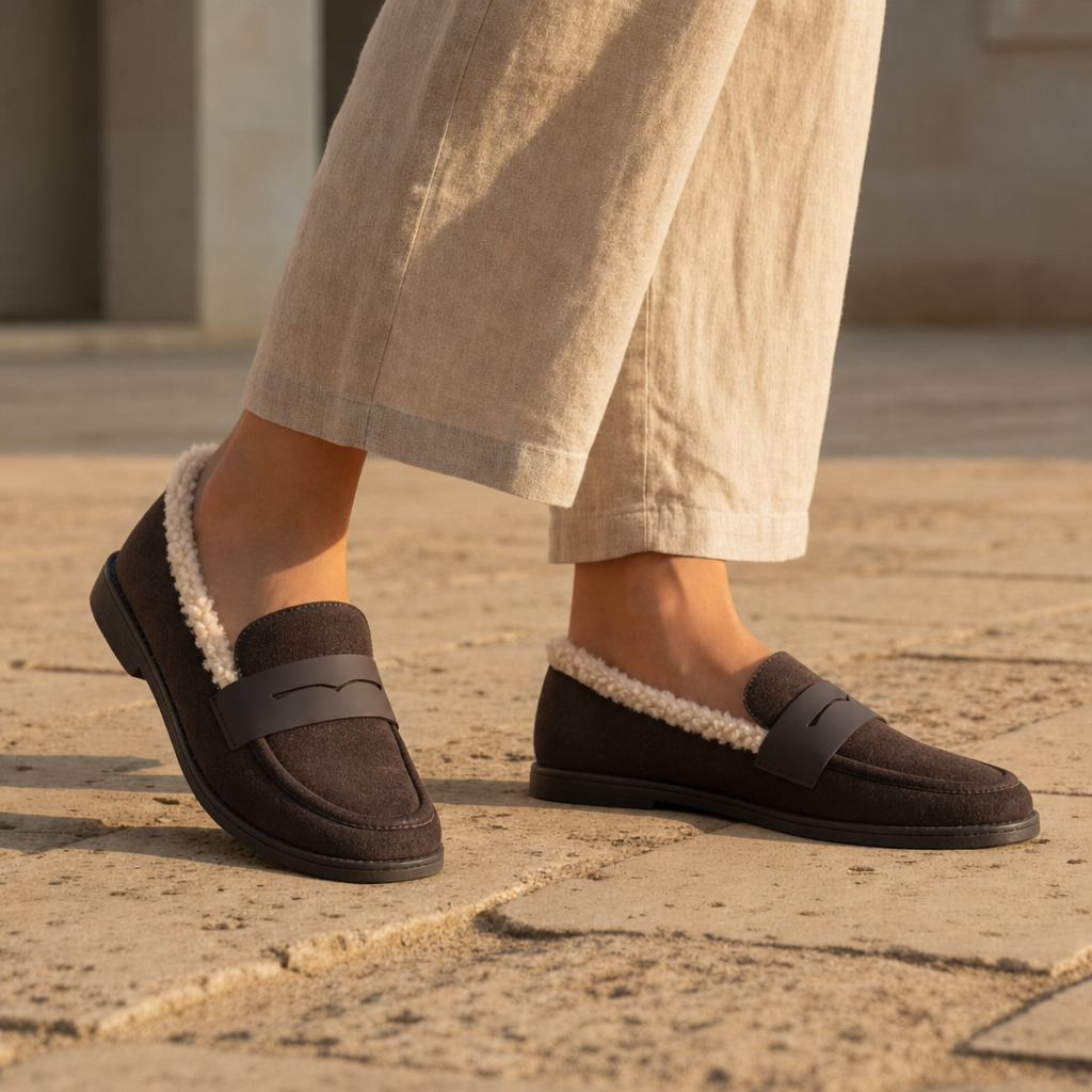 Matera Fur Lined Loafers