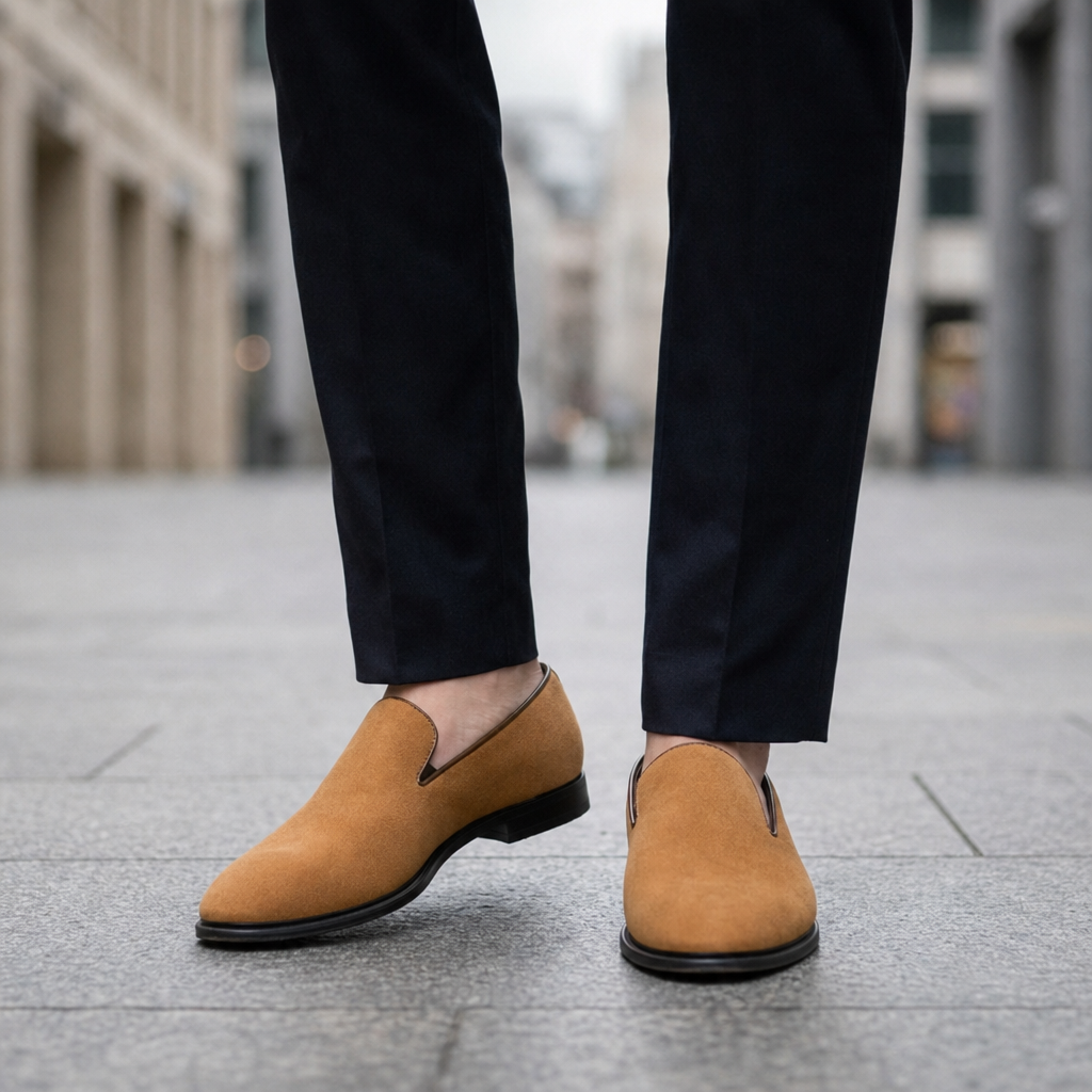 Mykonos Red Sole Suede Loafers