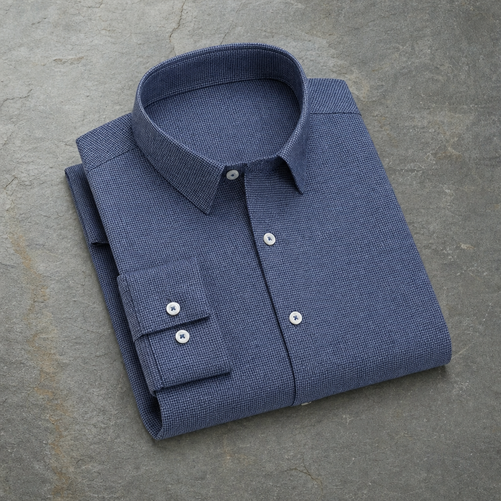 Treviso Houndstooth Cotton Shirt
