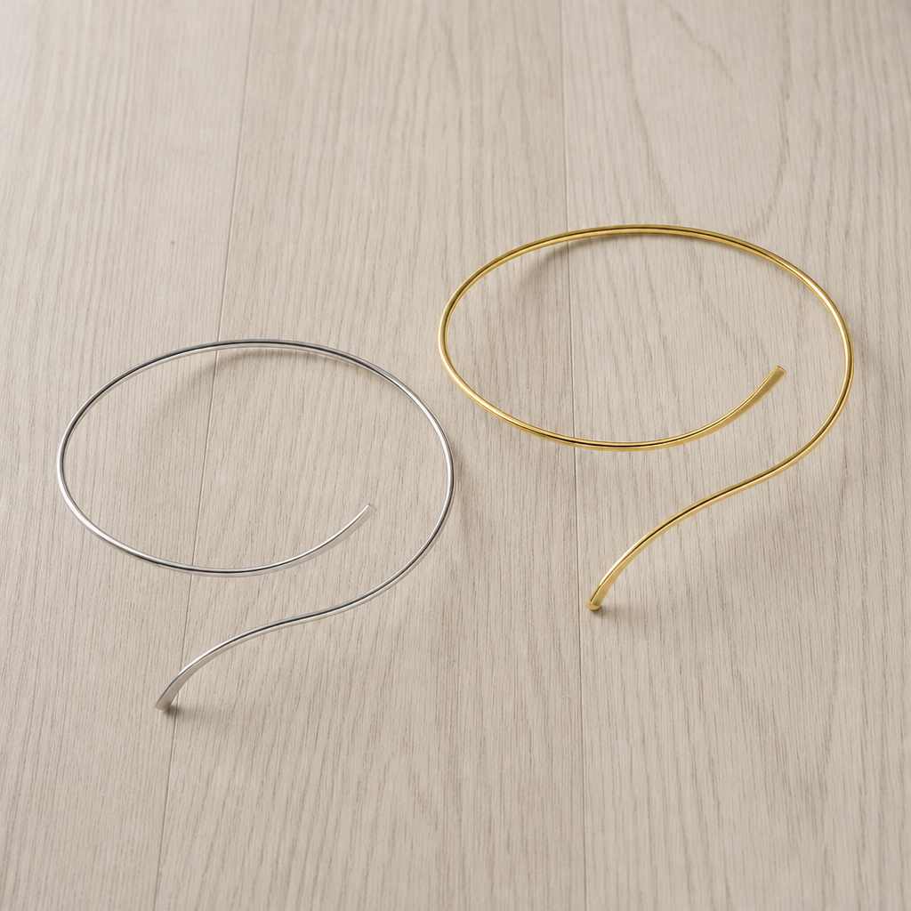 Olviera Gold Wrap Cuff Anklet