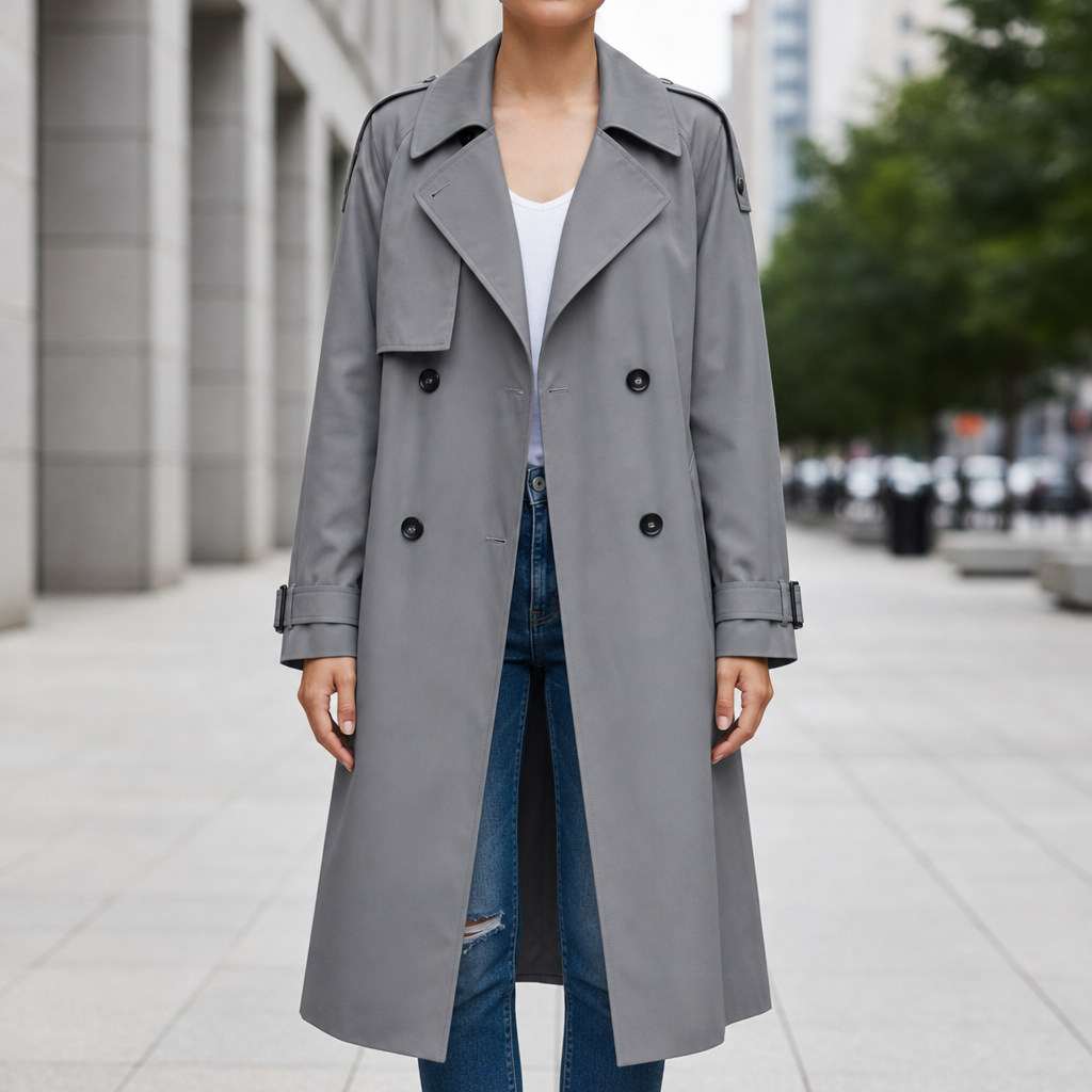 Positano Double Breasted Trench Coat