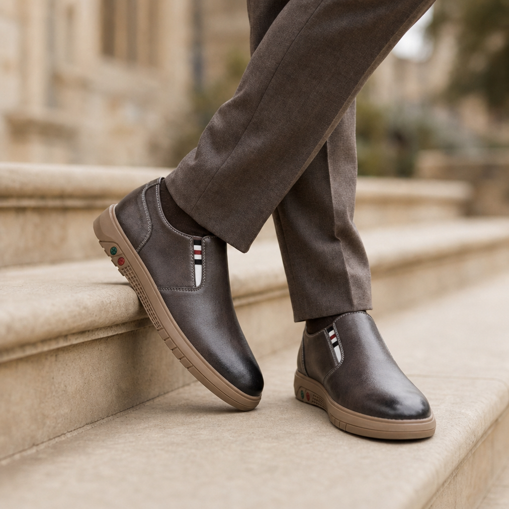Mantova Leather Slip-On Loafers