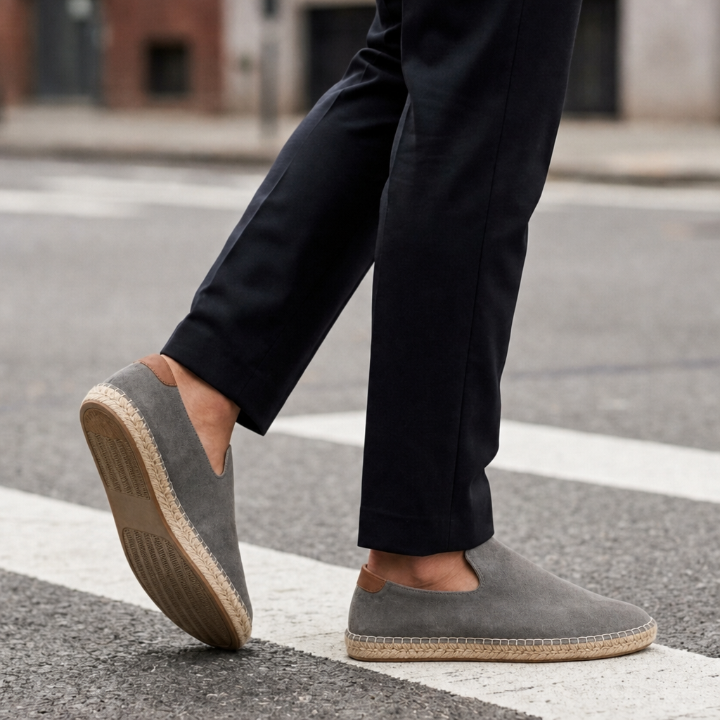 Mdina Suede Espadrille Slip-Ons