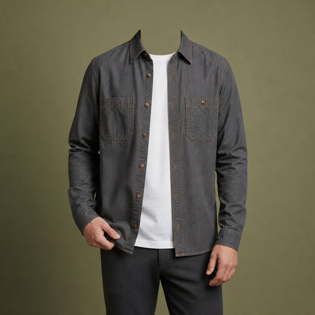 Otranto Dual Pocket Cotton Shirt