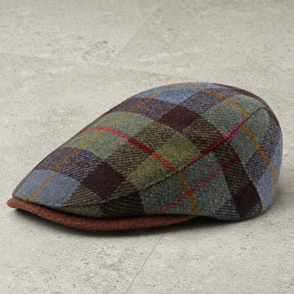 Rabat Tartan Wool Flat Cap