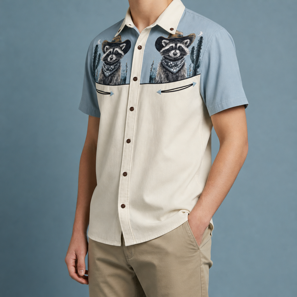 Palamos Astronaut Cowboy Western Shirt