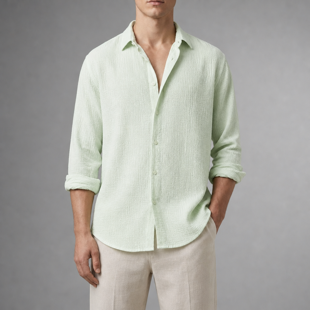 Corfu Textured Linen Shirt