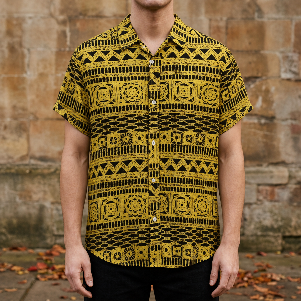 Jerez Geometric Print Shirt
