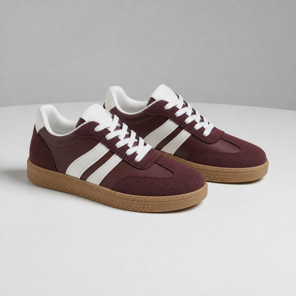 Elounda Retro Stripe Sneakers