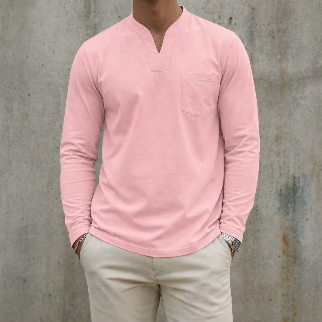 Tropea V-Neck Long Sleeve Tee