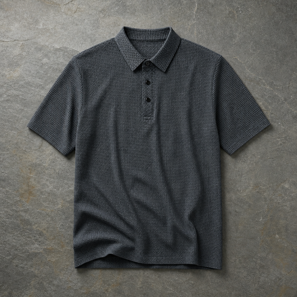 Trento Textured Knit Polo