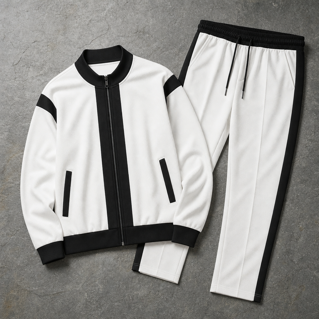 Menorca Contrast Tracksuit Set