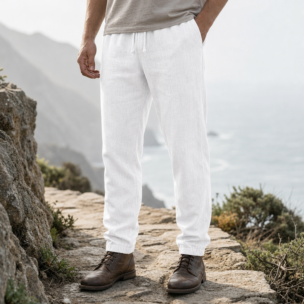 Imperia Linen Jogger Trousers