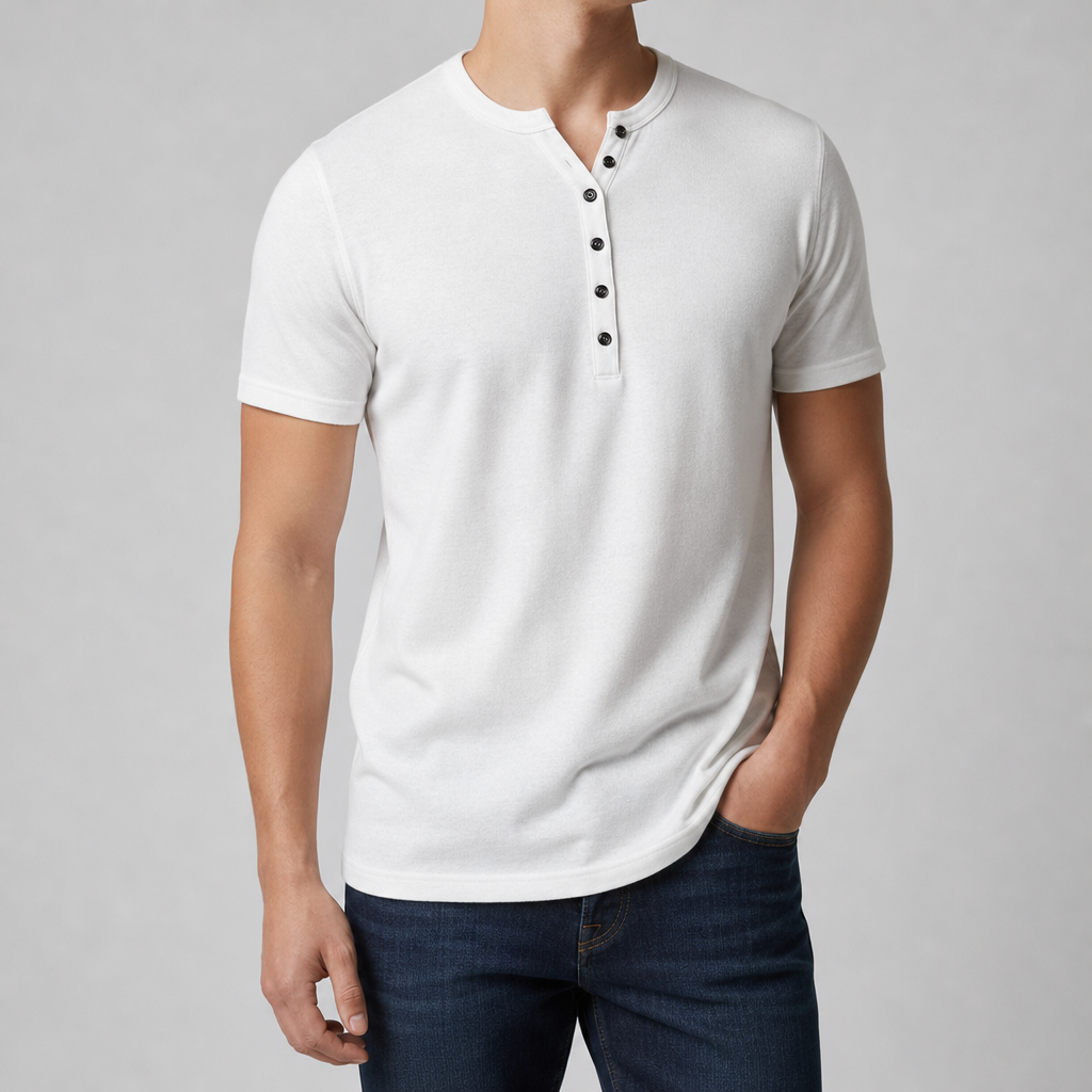 Skyros Athletic Henley Shirt