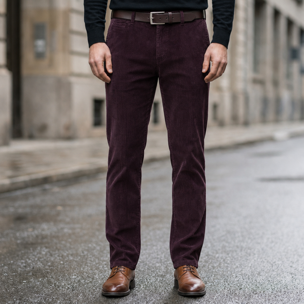 Lecce Slim Corduroy Trousers