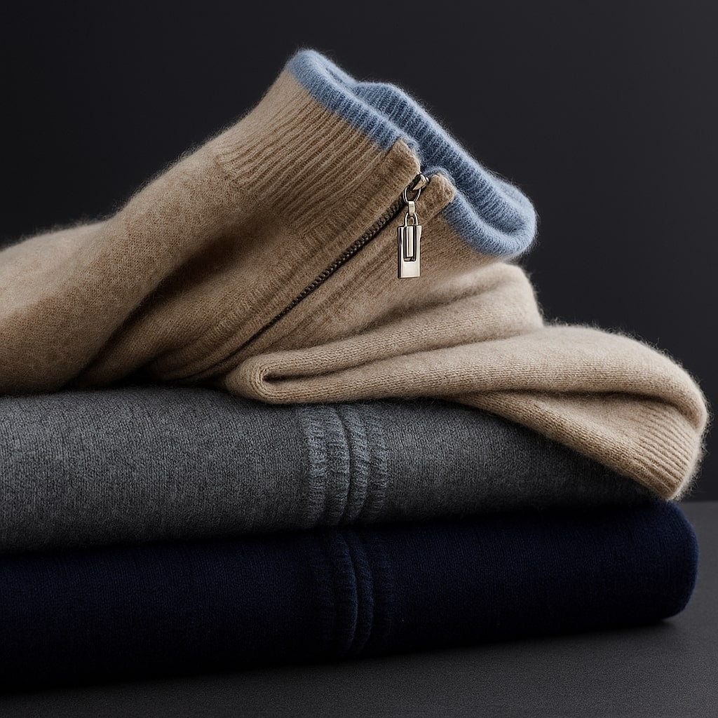 MEN'S ZIP SWEATER