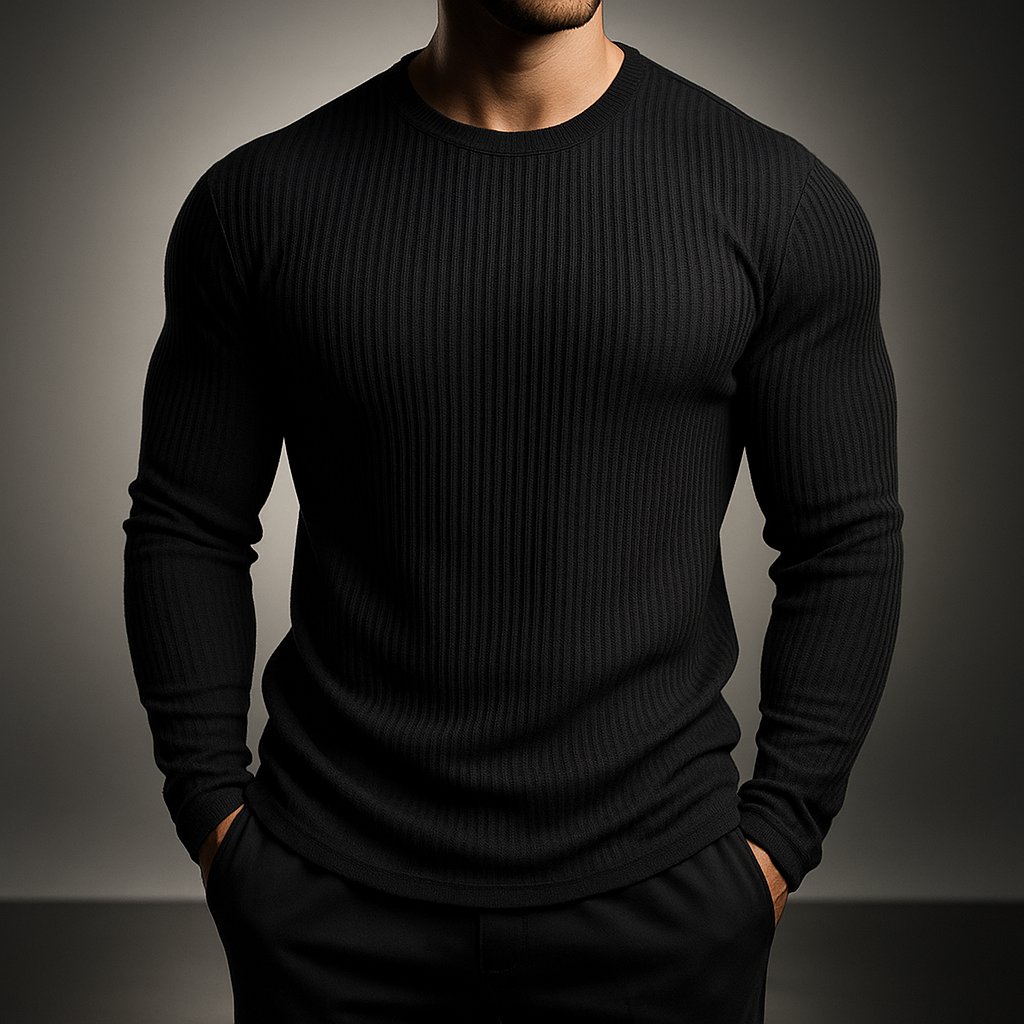 Laurent Rib-Knit Sweater