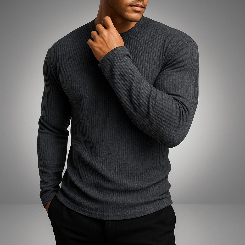 Laurent Rib-Knit Sweater