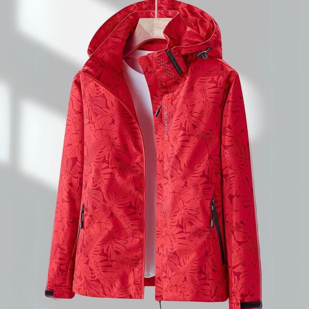 Women's Waterproof Windbreaker | Hooded Rain Jacket