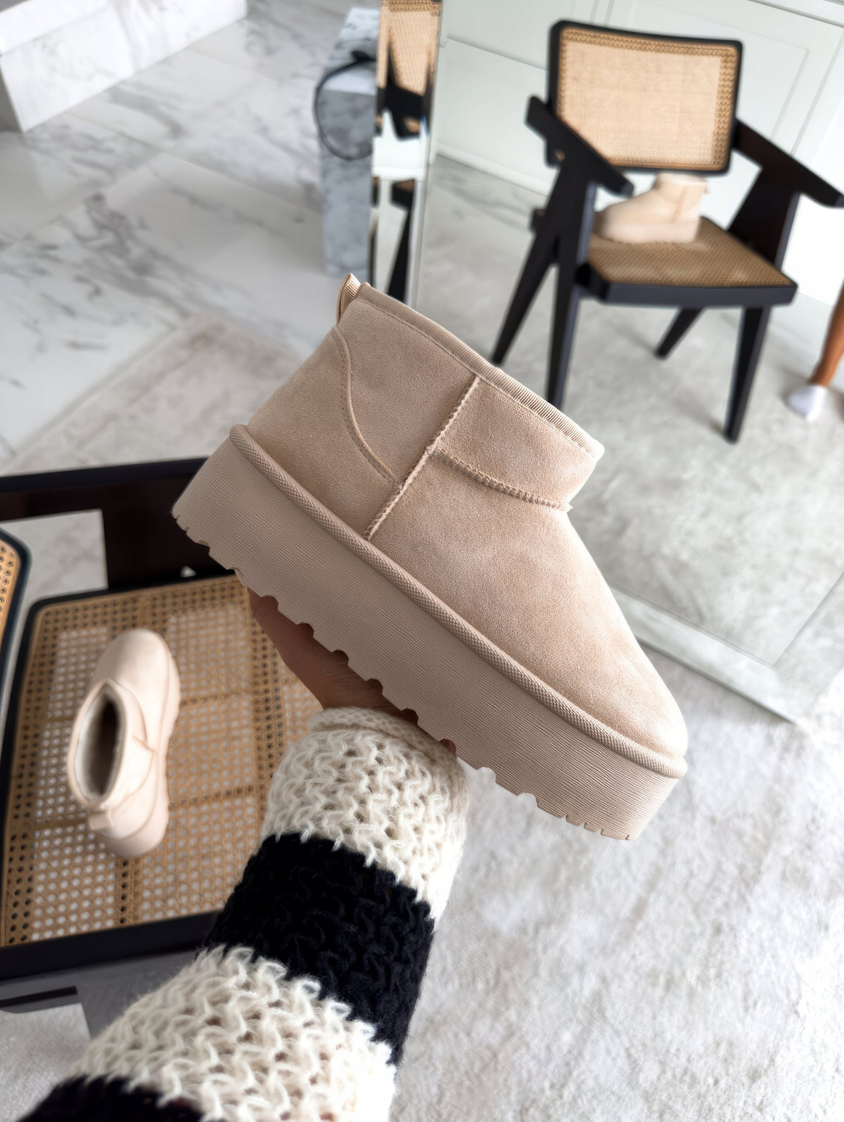 Adelaide | Pull-On Platform Ankle Boots