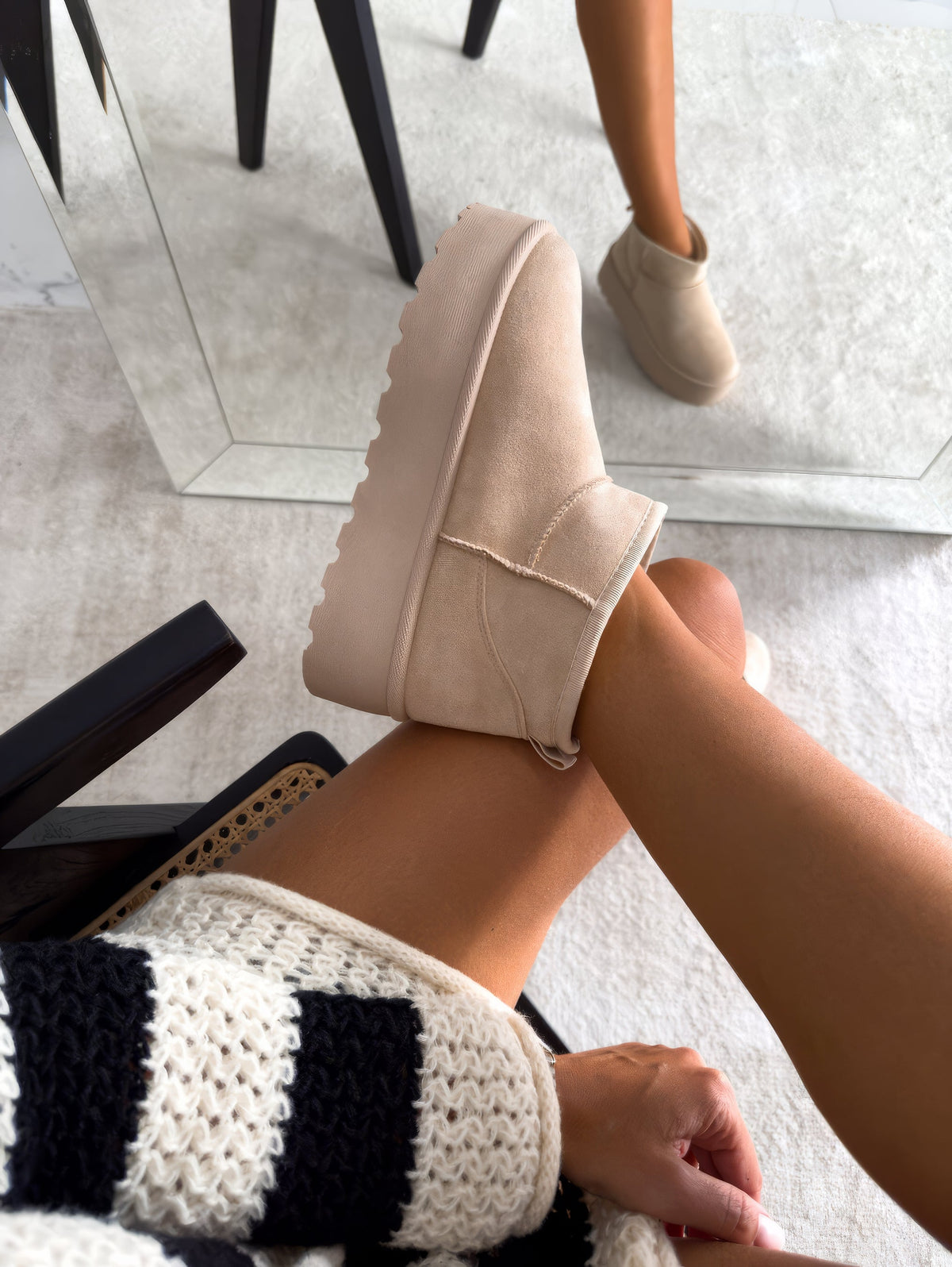 Adelaide | Pull-On Platform Ankle Boots
