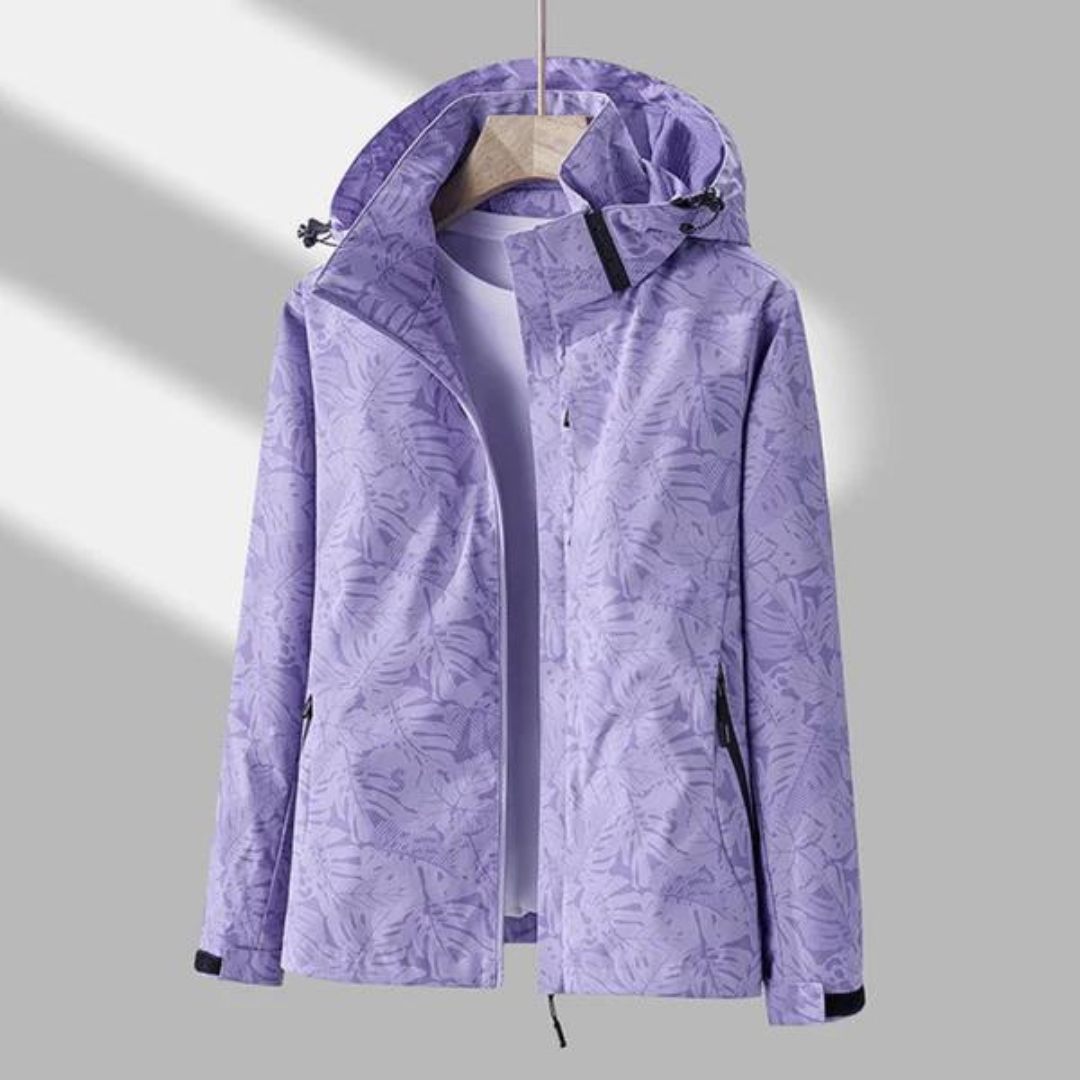 Women's Waterproof Windbreaker | Hooded Rain Jacket
