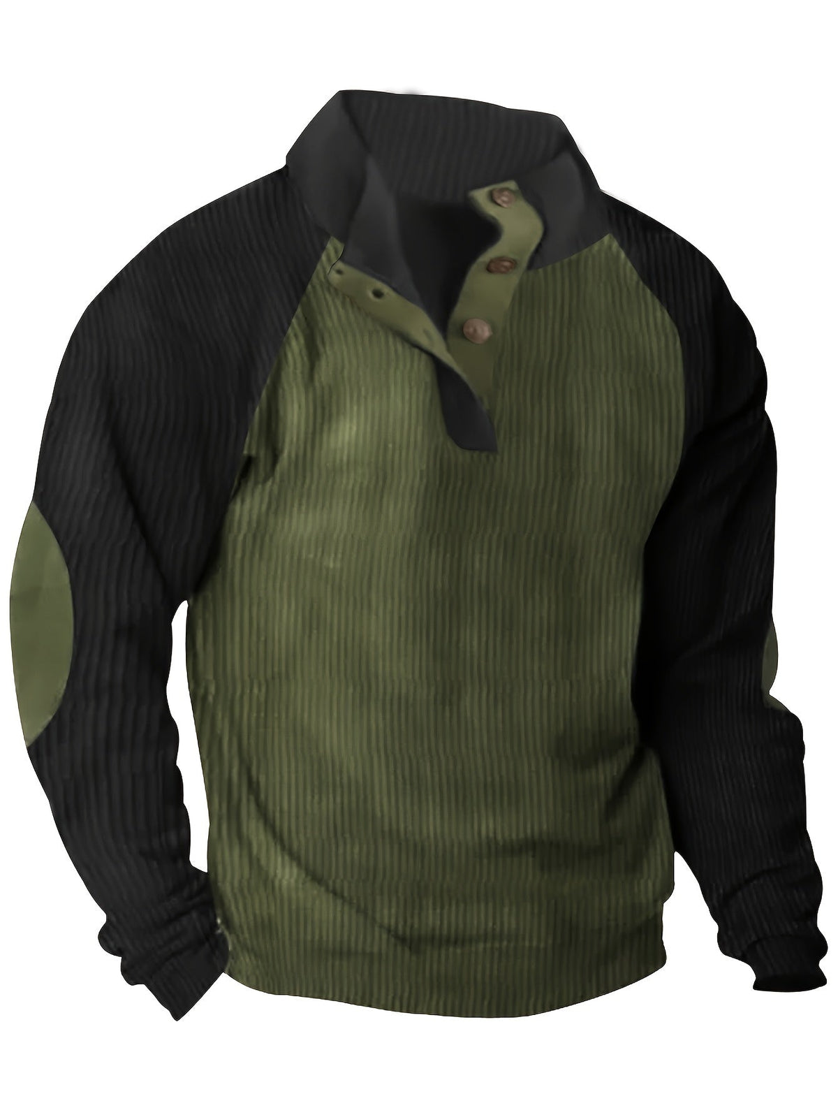 COLOR BLOCK KNIT SHIRT FOR MEN