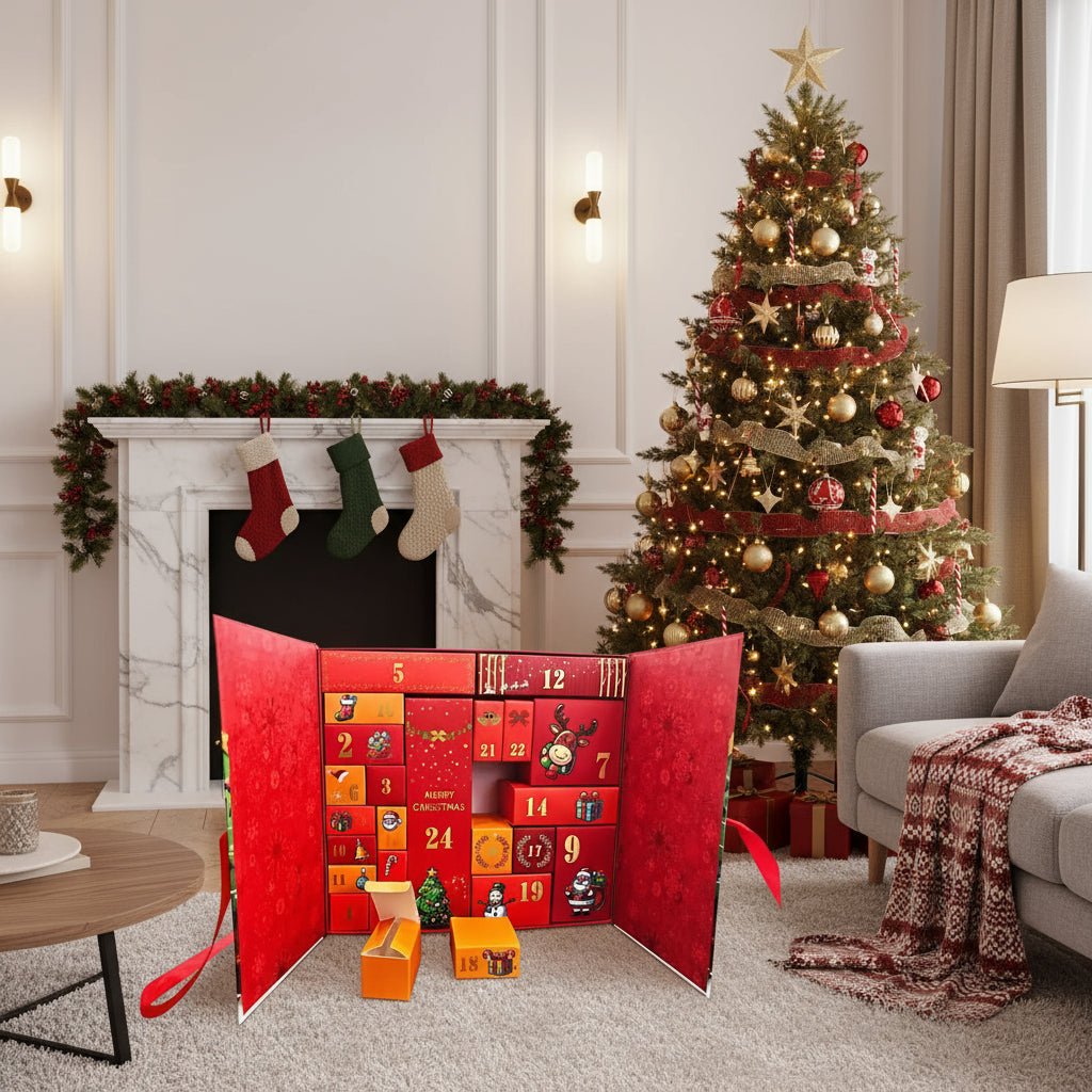 24-Day Christmas Advent Calendar with Festive Surprises