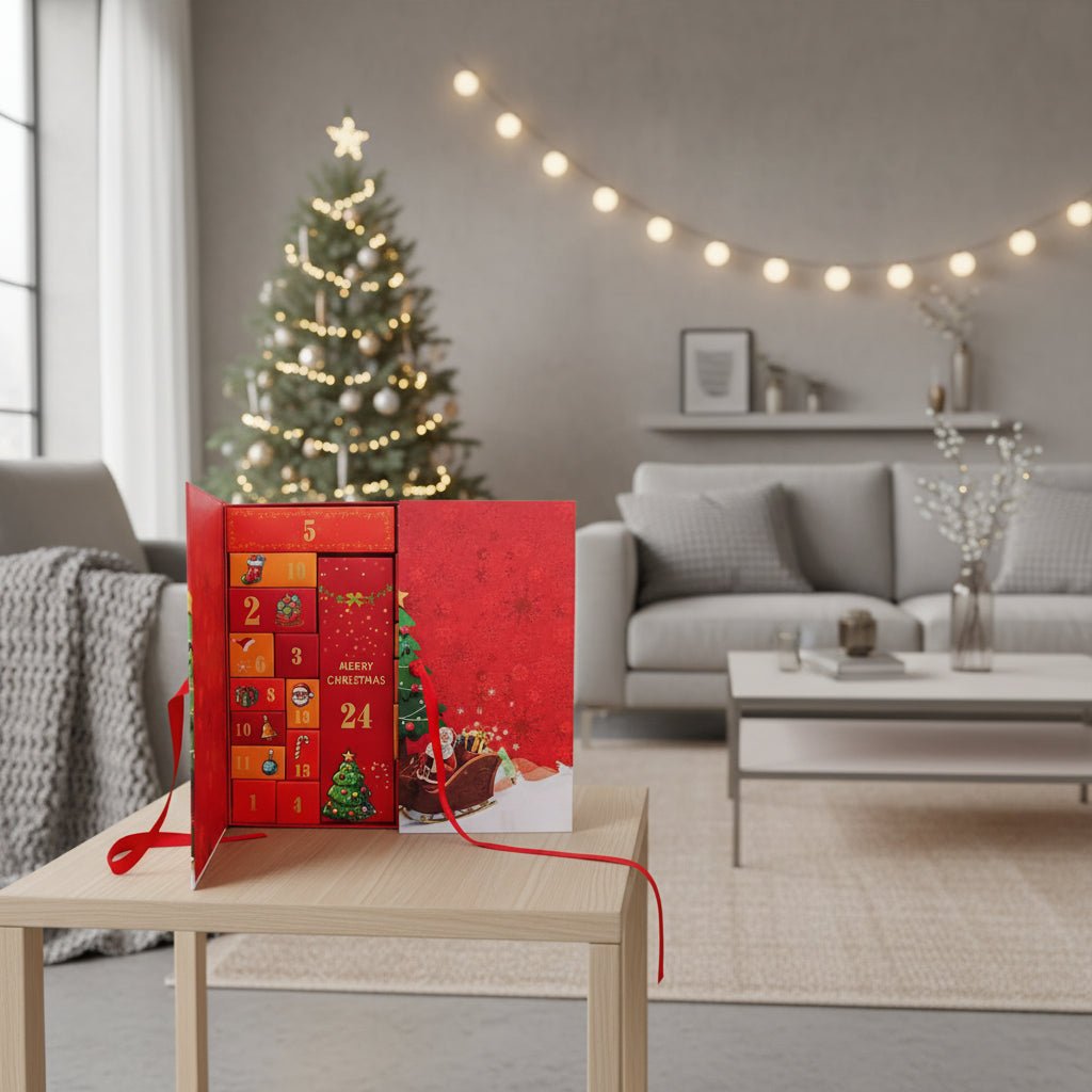24-Day Christmas Advent Calendar with Festive Surprises