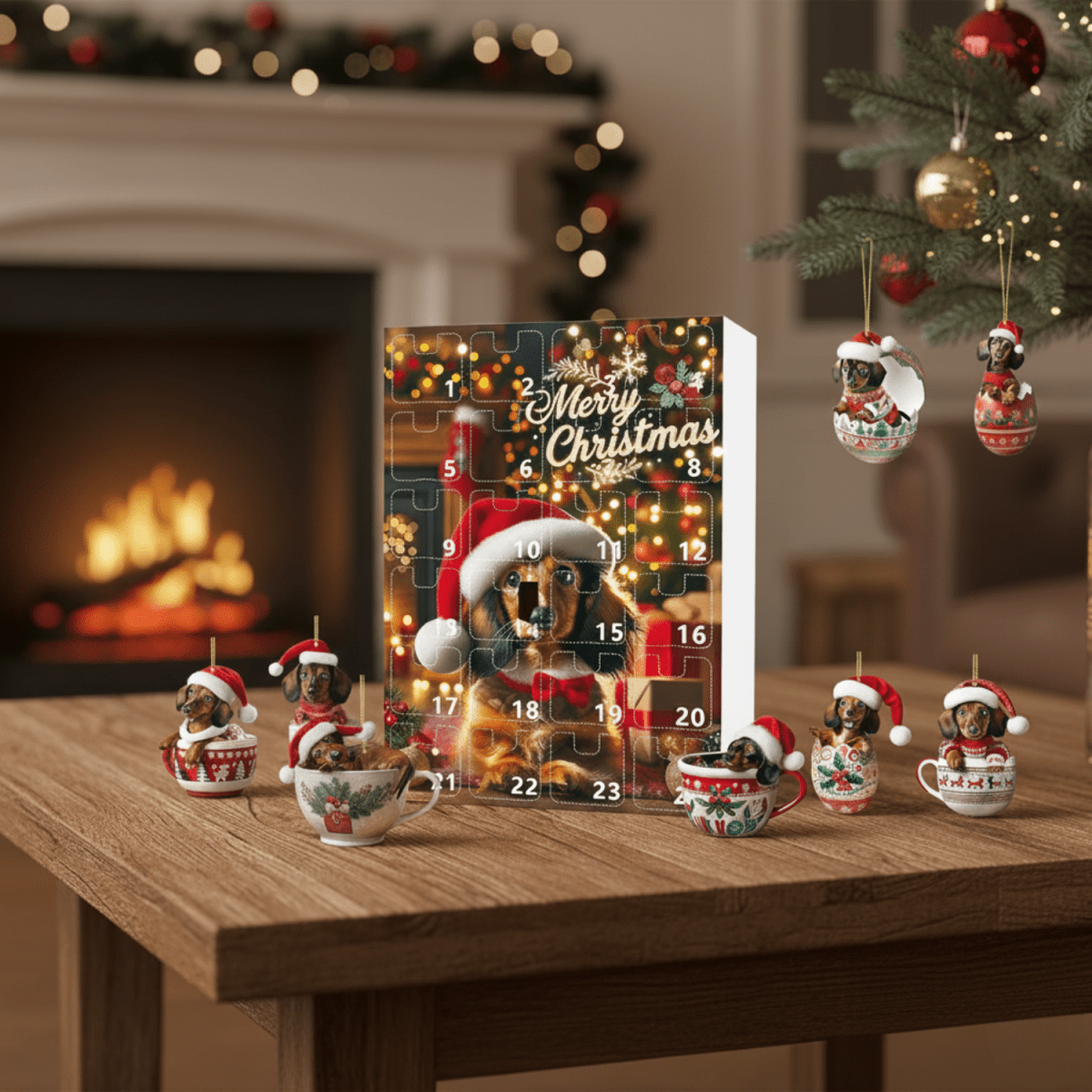 24-Day Dachshund Advent Calendar for Animal Lovers
